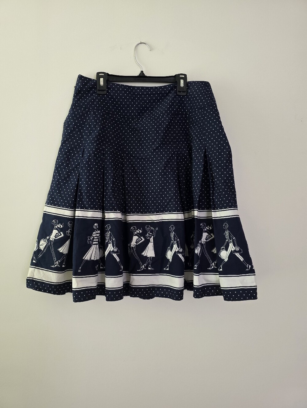 Vintage Liz Claiborne Flare Pleated Skirt Over Knee Womens 8 Preppy Female Chic - Picture 2 of 8